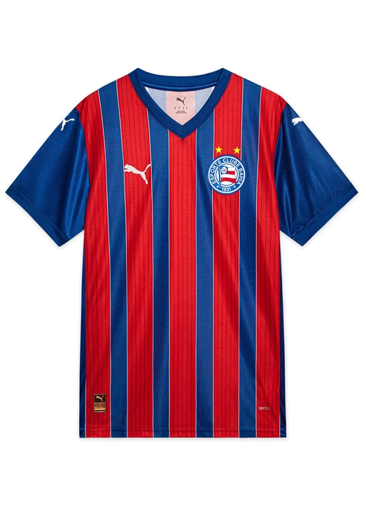 Camisa Jogador 2 2025 Esporte Clube Bahia Puma Tricolor Masculina