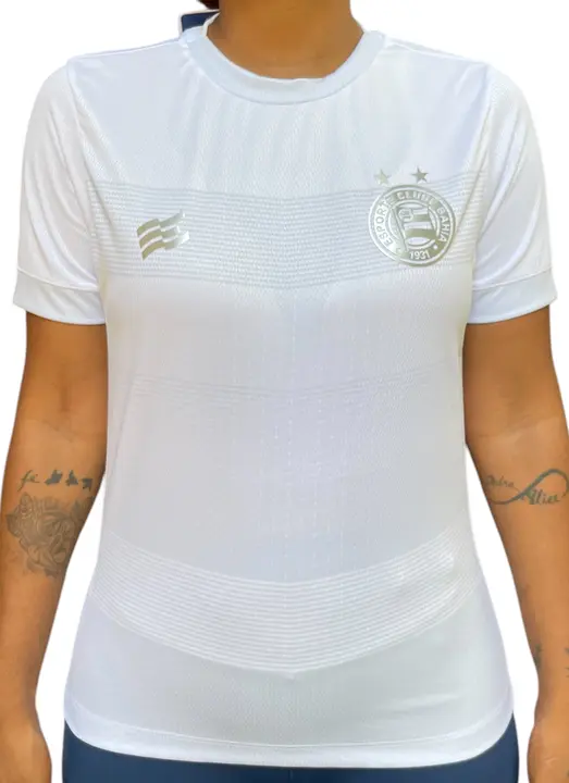 Camisa Reveillon Feminino 2025 Esporte Clube Bahia Branco