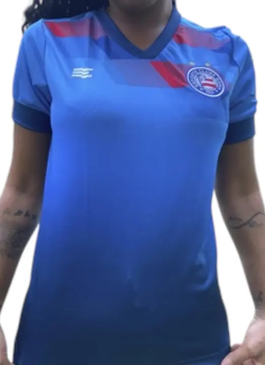 Camisa Treino Linha Bahia Azul Feminina